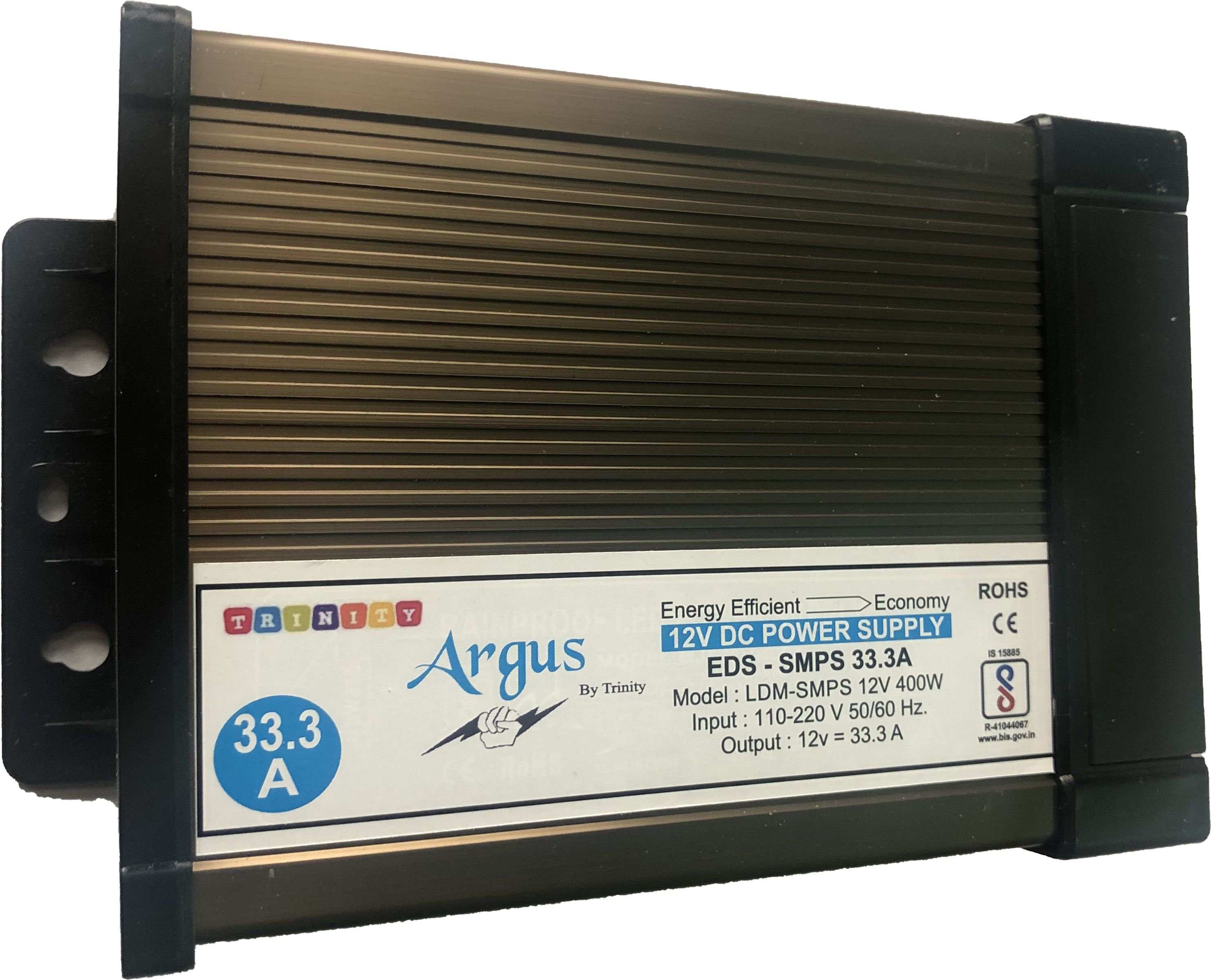 ARGUS by Trinity 400W 400 Watts Computer PSU with 9 SATA Cables