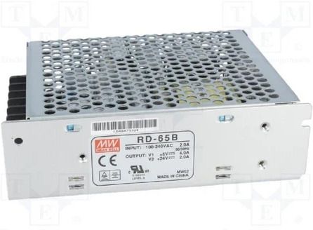 Mean Well power supply, RD-65B, 65 watt, 5V/4A 24V/2A, panel mount 65 Watts Computer PSU with 0 SATA Cables-image-31