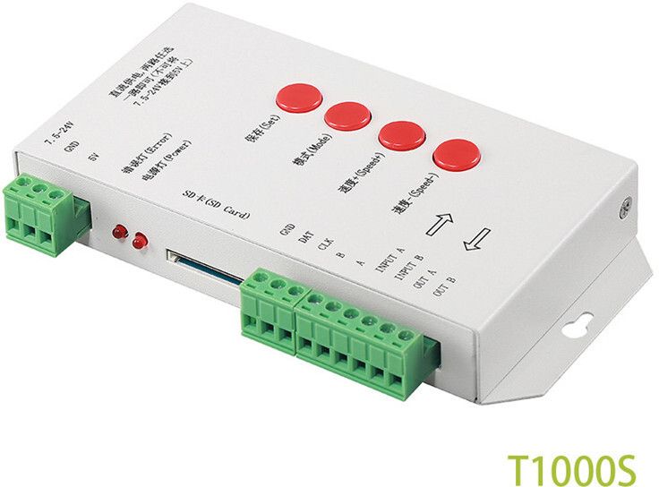 Brilights T1000S LED Controller for WS2811/WS2812B 60 Watts Computer PSU with 3 SATA Cables-image-33