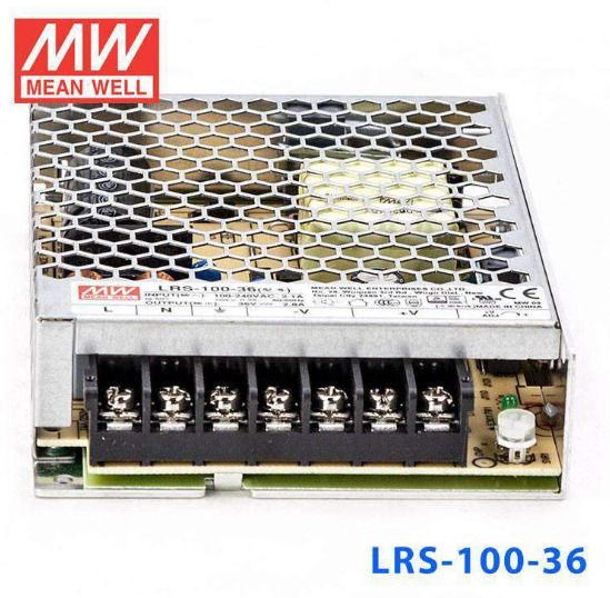 Mean Well SMPS, 36 Valt, 2.8 AMP, LRS-100-36, panel mount 100 Watts Computer PSU with 0 SATA Cables-picture-15