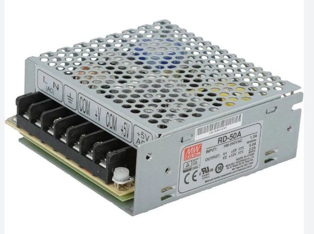 Mean Well power supply, RD-50A, 50 watt, 5V/6A 12V/2A, panel mount 35 Watts Computer PSU with 0 SATA Cables-image-29