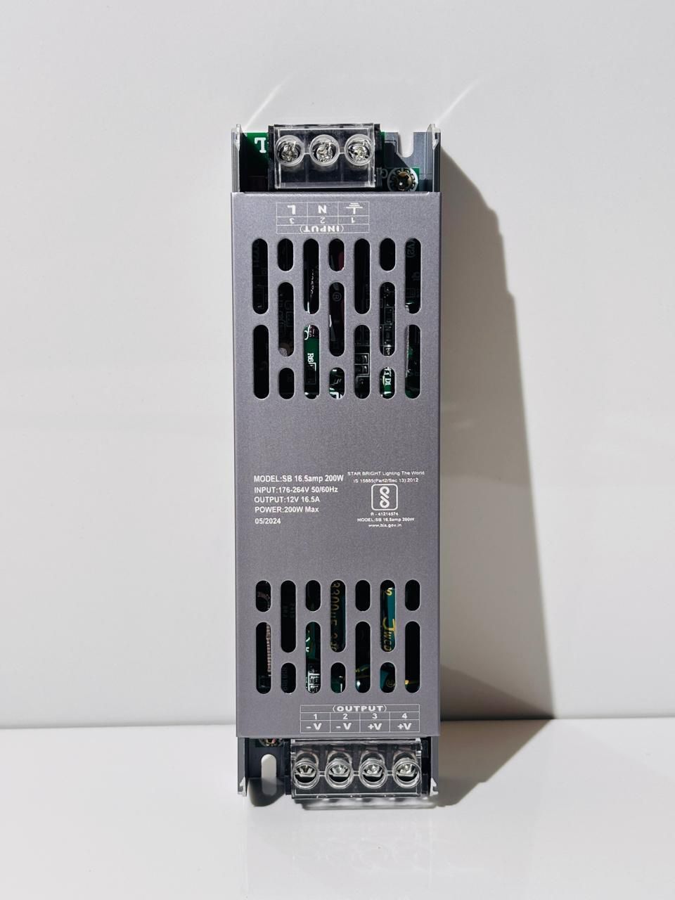 Volt Vision SMPS Driver 12V 16AMP 200W AC To DC Switching Convertor Driver/Power Supply 12 Watts Server PSU with 0 SATA Cables-image-23
