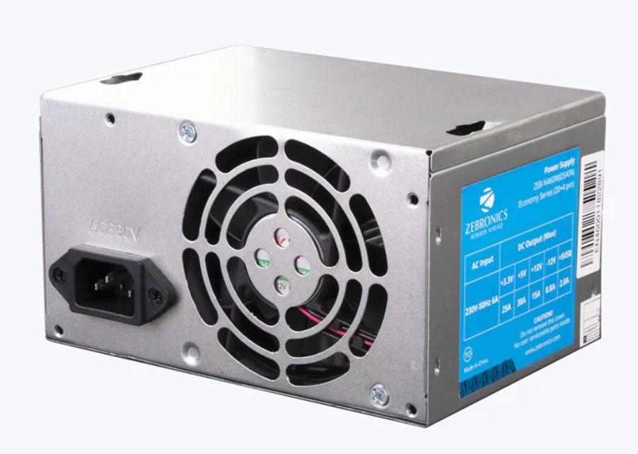 ZEBRONICS Zeb N450W (DSATA) 450 Watts Computer PSU with 2 SATA Cables-image-7