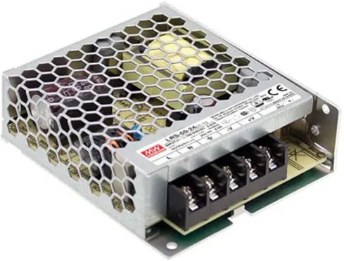 Mean Well Switching Power Supply, LRS-50-48, 48V dc, 1.1A, 52.8W, 1 Output 50 Watts Computer PSU with 0 SATA Cables-image-49