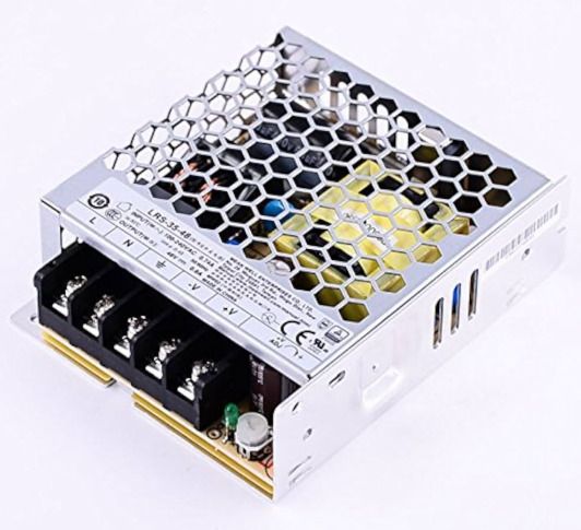 Mean Well SMPS, 48 Valt, 800 mA, LRS-35-48, panel mount 35 Watts Computer PSU with 0 SATA Cables-image-20