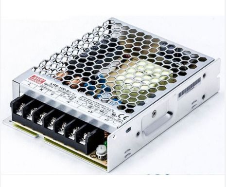 Mean Well power supply, LRS-100-5, 100 watt, 5 valt, 18 AMP, panel mount 100 Watts Computer PSU with 0 SATA Cables-image-25