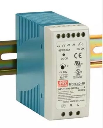 Mean Well power supply, MDR-40-48, 40 watt, 48 valt, 830 mA, Din rail 40 Watts Computer PSU with 0 SATA Cables-image-8