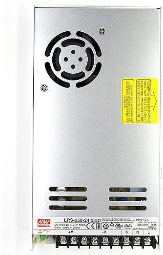 TECHNEXA Men well Lrs-350-24 AC/DC Power Supply 350.4W 24V 14.6 Amp Single Output 350 Watts Server PSU with 0 SATA Cables-image-42