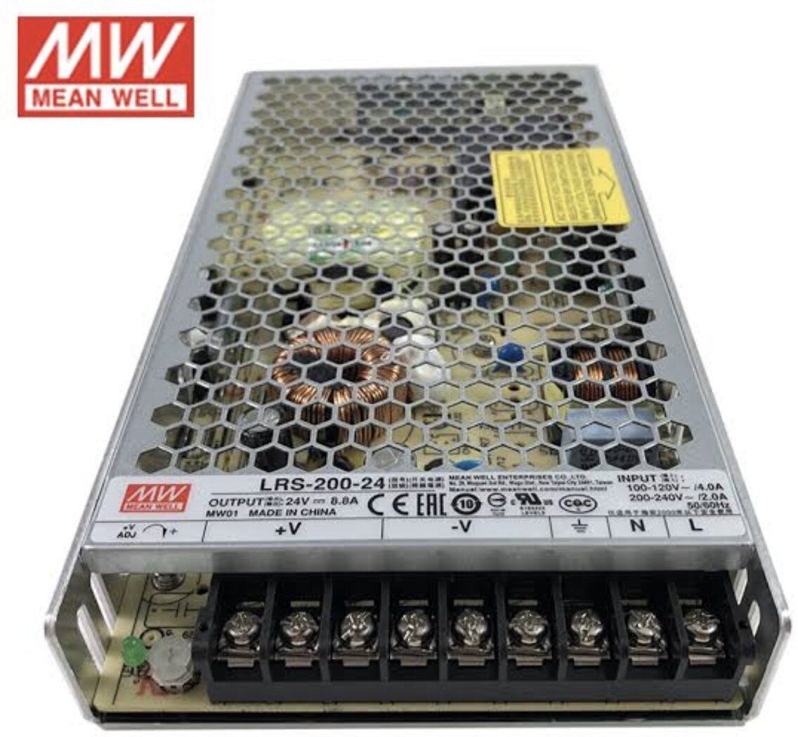 Mean Well LRS-200-24 SMPS , 24V 8.8A Panel Mount Smps 200 Watts Computer PSU with 0 SATA Cables-image-41