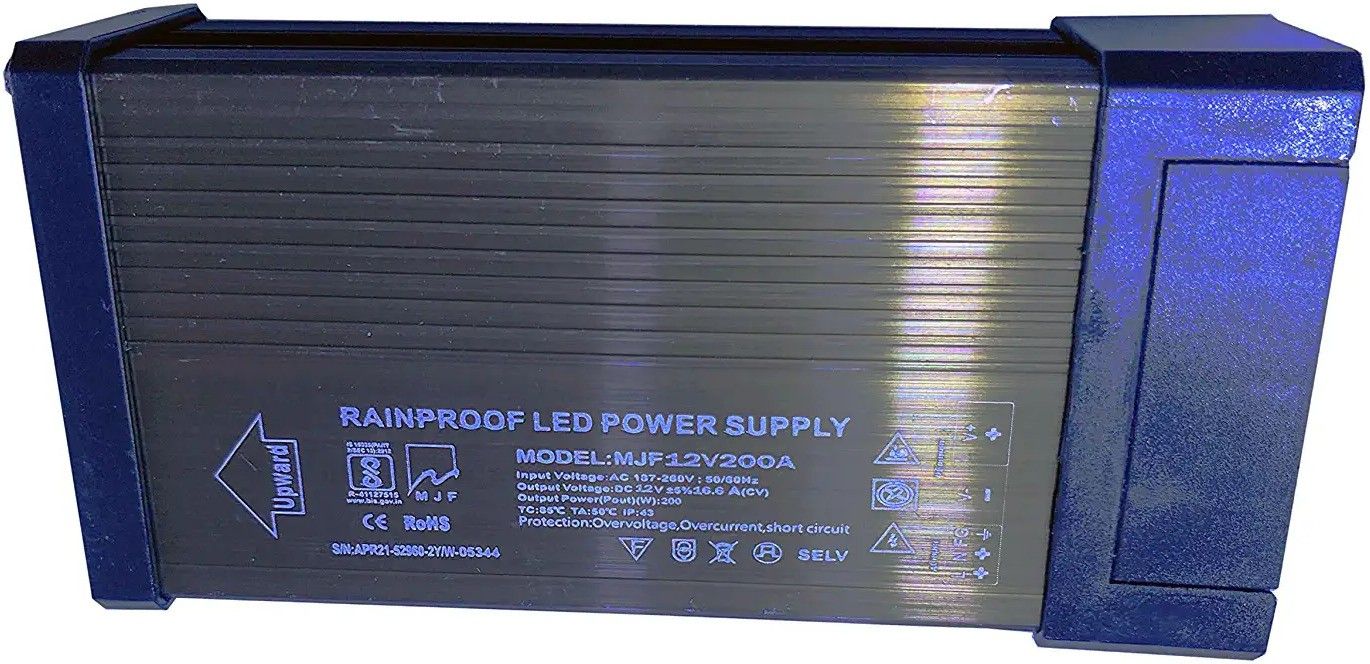 BTronics 12V 16.6A / 199W DC Switched SMPS Power Supply (12V 16.6A Rainproof) 400 Watts Computer PSU with 2 SATA Cables-image-38