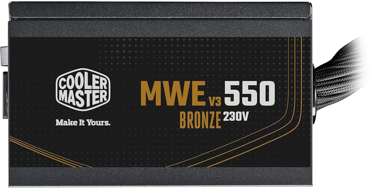 COOLER MASTER MWE 550 V3 Bronze ATX 3.1 550 Watts PSU