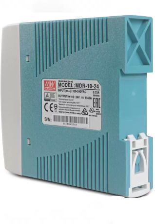 Mean Well power supply, MDR-10-24, 10 watt, 24 valt, 420 mA, Din rail 10 Watts Computer PSU with 0 SATA Cables-image-33