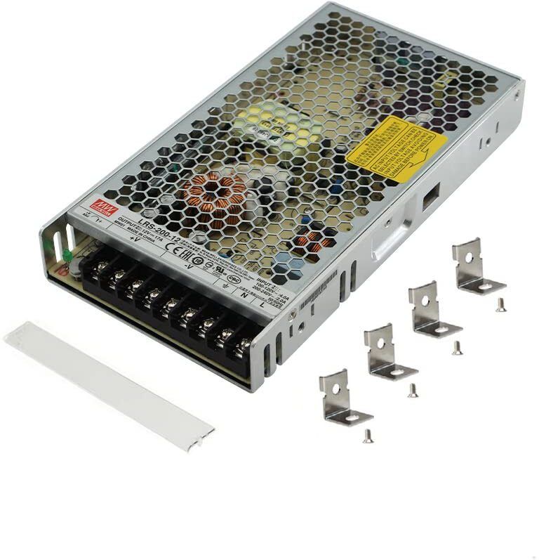 Mean Well LRS-200-12 200 Watts Computer PSU with 0 SATA Cables-image-44