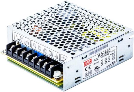 Mean Well SMPS, 5V/5A -5V/0.5A, RQ-50C, panel mount Quad Power Supply 50 Watts Computer PSU with 0 SATA Cables-image-45