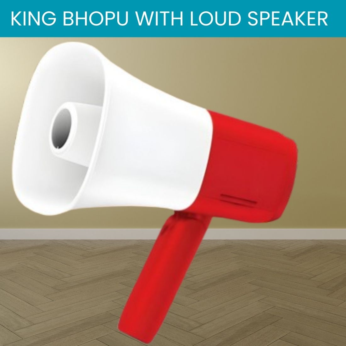 guggu King Bhopu Portable Megaphone, Siren Loudspeaker With Rechargeable BatteryVT19 King Bhopu Portable Megaphone, Siren Loudspeaker With Rechargeable BatteryVH19 Outdoor PA System-picture-11