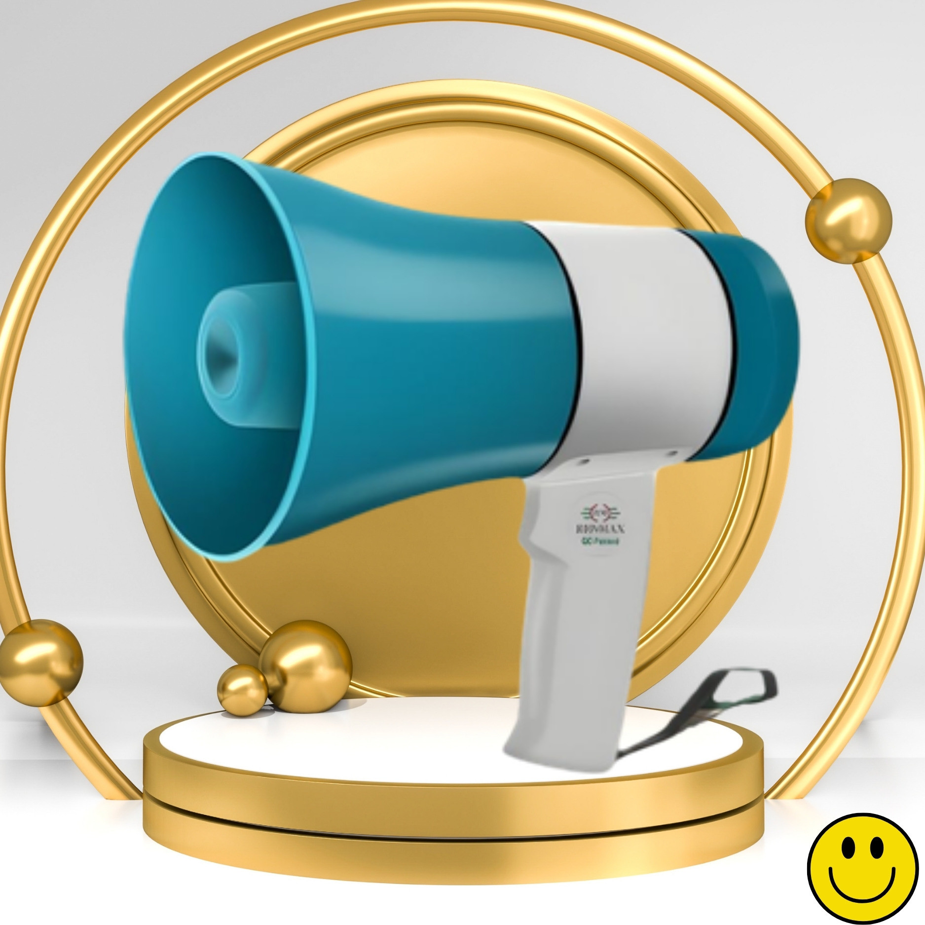 clairbell Handheld Megaphone with Siren, Microphone & Rechargeable for Outdoor EventsA67 Megaphone Portable Megaphone Siren Loudspeaker Function &Long Battery BackupU67 Outdoor PA System image 1