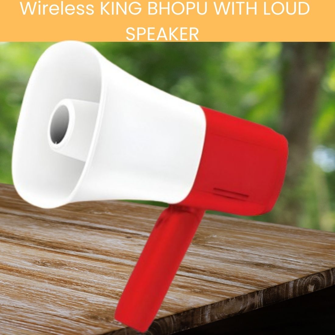 guggu King Bhopu Portable Megaphone, Siren Loudspeaker With Rechargeable BatteryCT213 King Bhopu Portable Megaphone, Siren Loudspeaker With Rechargeable BatteryCH213 Outdoor PA System-picture-27