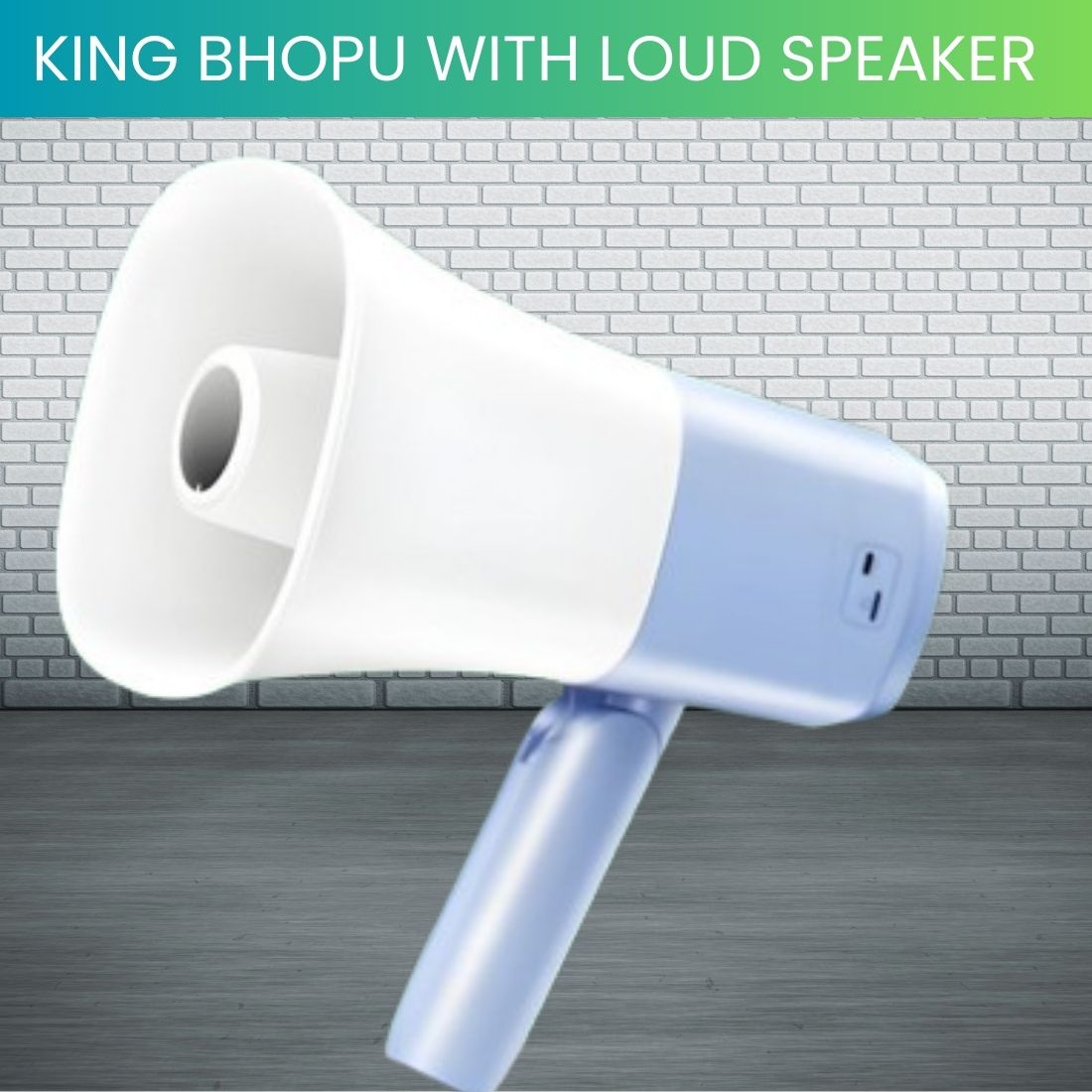 guggu King Bhopu Portable Megaphone, Siren Loudspeaker With Rechargeable BatteryVT374 King Bhopu Portable Megaphone, Siren Loudspeaker With Rechargeable BatteryVH374 Outdoor PA System-picture-27