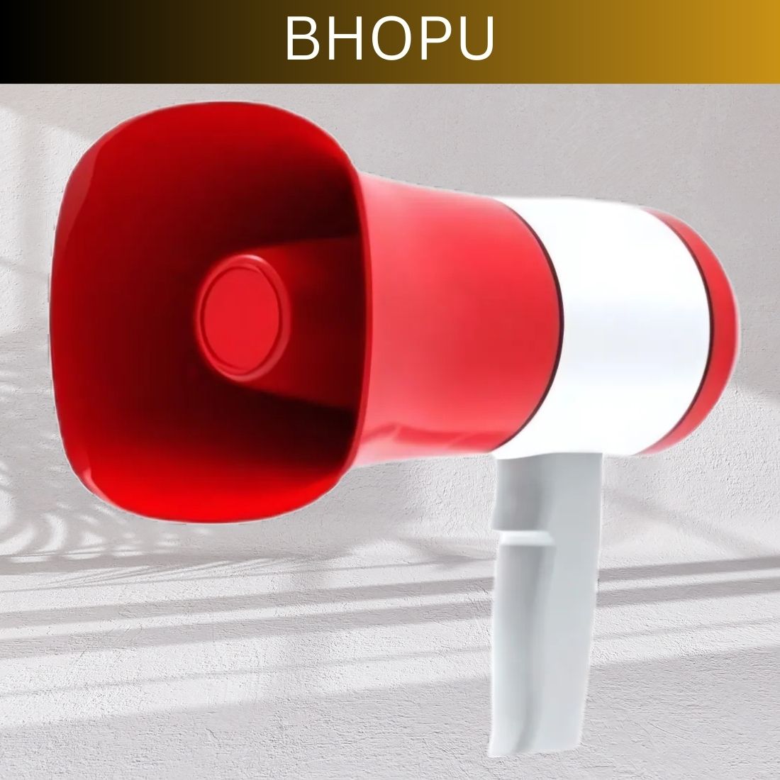 frony Bhopu Portable Megaphone, Siren Loudspeaker Function & Long Battery LifeXT197 Bhopu Portable Megaphone, Siren Loudspeaker Function & Long Battery LifeXT197 Outdoor PA System-picture-23