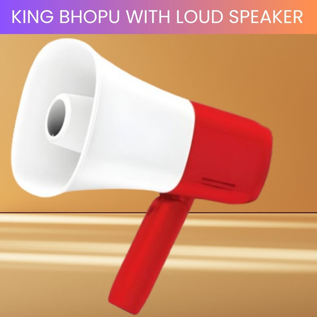 guggu King Bhopu Portable Megaphone, Siren Loudspeaker With Rechargeable BatteryBT480 King Bhopu Portable Megaphone, Siren Loudspeaker With Rechargeable BatteryBH480 Outdoor PA System-picture-22