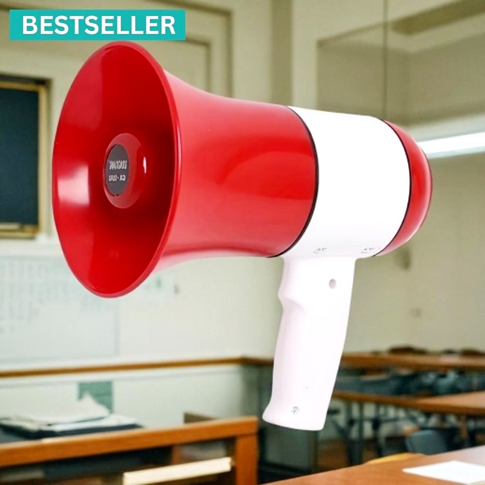 Handheld (Megaphone with Recorder) (Bhopu Talk Record Play) & Siren MusicSA608 Handheld (Megaphone) (Bhopu) Horn with USB & SD Card Port for AnnouncingDS608 Outdoor, Indoor PA System-image-46