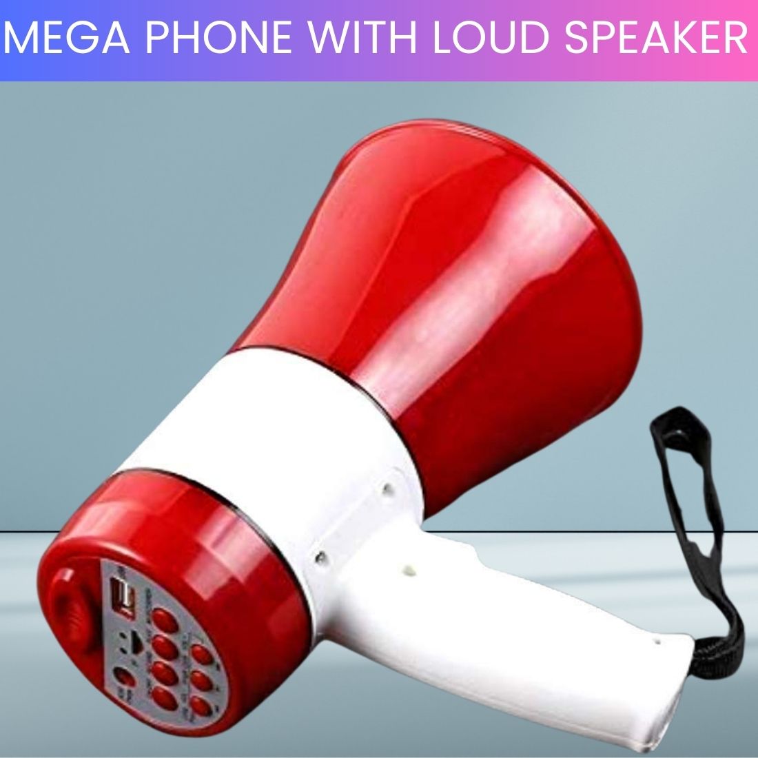 guggu Portable Handheld Megaphone for Announcement with Recorder, USB and MemoryVT49 Portable Handheld Megaphone for Announcement with Recorder, USB and MemoryVX49 Outdoor PA System-picture-16