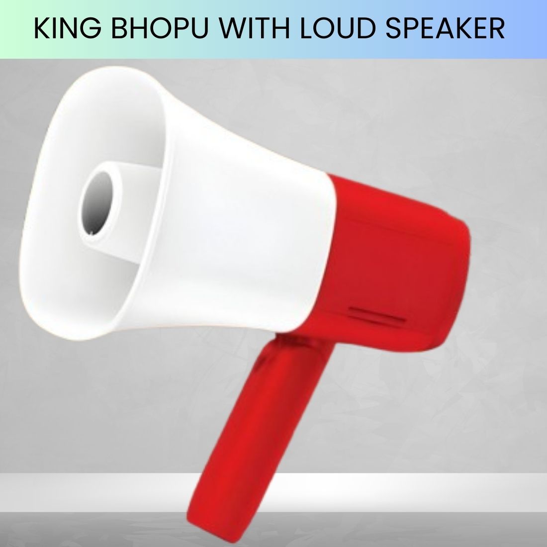 guggu King Bhopu Portable Megaphone, Siren Loudspeaker With Rechargeable BatteryCT188 King Bhopu Portable Megaphone, Siren Loudspeaker With Rechargeable BatteryCH188 Outdoor PA System-picture-17