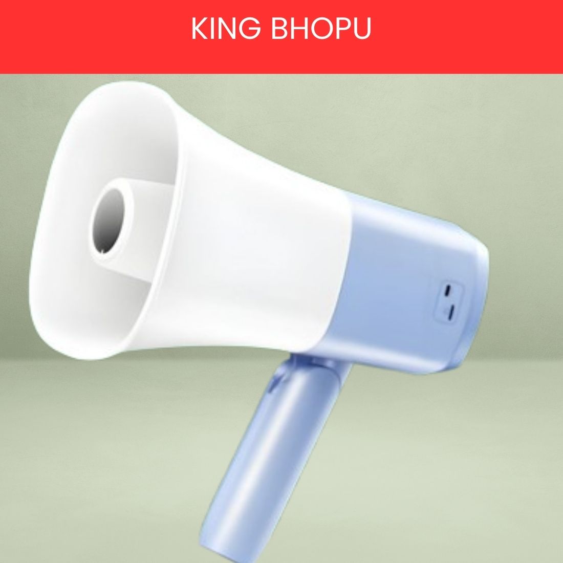 guggu King Bhopu Portable Megaphone, Siren Loudspeaker With Rechargeable BatteryCT398 King Bhopu Portable Megaphone, Siren Loudspeaker With Rechargeable BatteryCH398 Outdoor PA System-picture-21