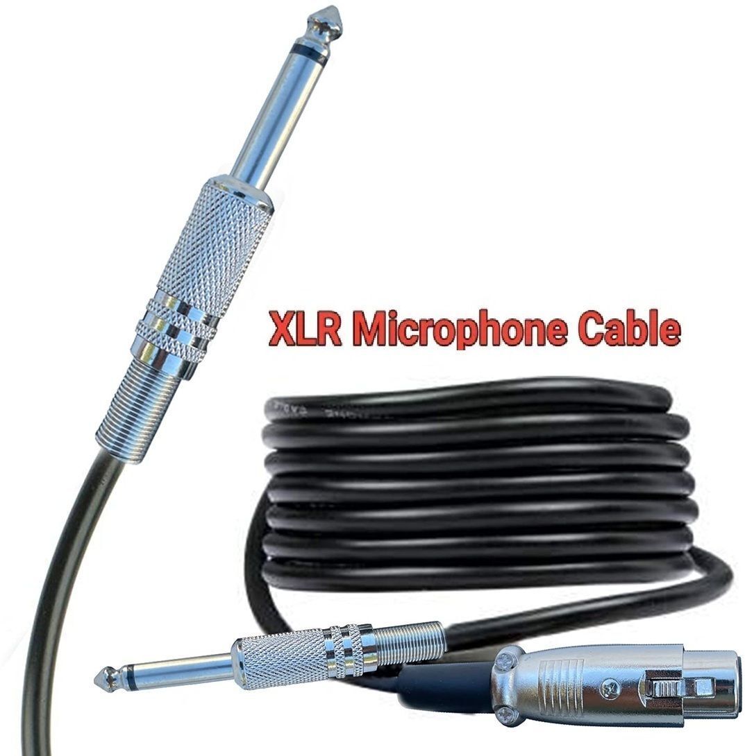 6.5mm Stereo Jack Plug to 3 pin XLR Female Socket Mic Extension Cable Cord Wire Indoor PA System-image-29