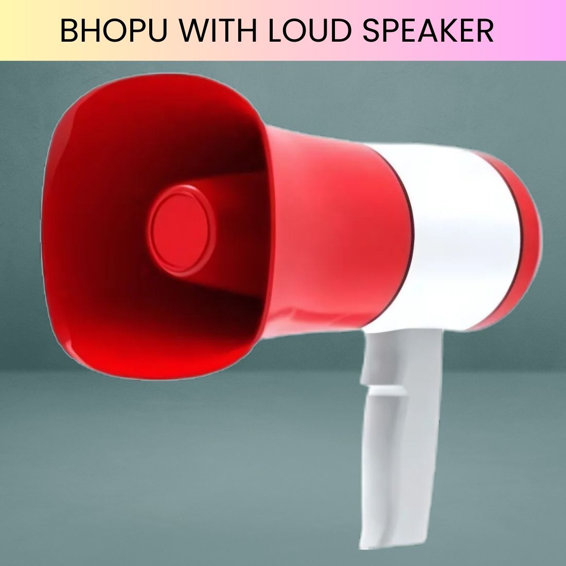 sacro Bhopu Portable Megaphone, Siren Loudspeaker Function & Long Battery LifeXT102 Bhopu Portable Megaphone, Siren Loudspeaker Function & Long Battery LifeXP102 Outdoor PA System-picture-30