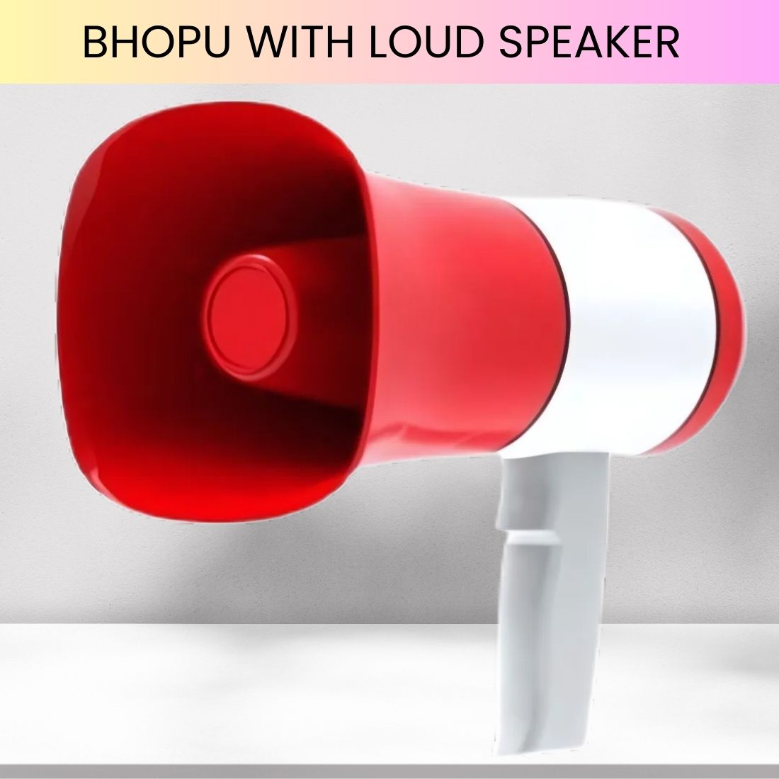 sacro Bhopu Portable Megaphone, Siren Loudspeaker Function & Long Battery LifeBT185 Bhopu Portable Megaphone, Siren Loudspeaker Function & Long Battery LifeBP185 Outdoor PA System-picture-43