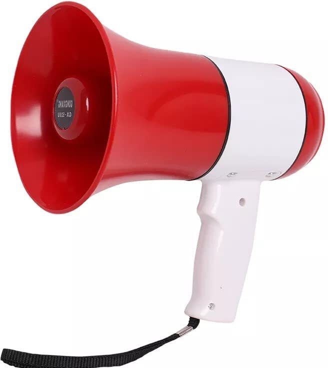 clokify Megaphone handheld 30W VoiceRecorder SirenBullhorn Loudspeaker-1 Pc bhopu-9.0 Outdoor PA System-picture-14