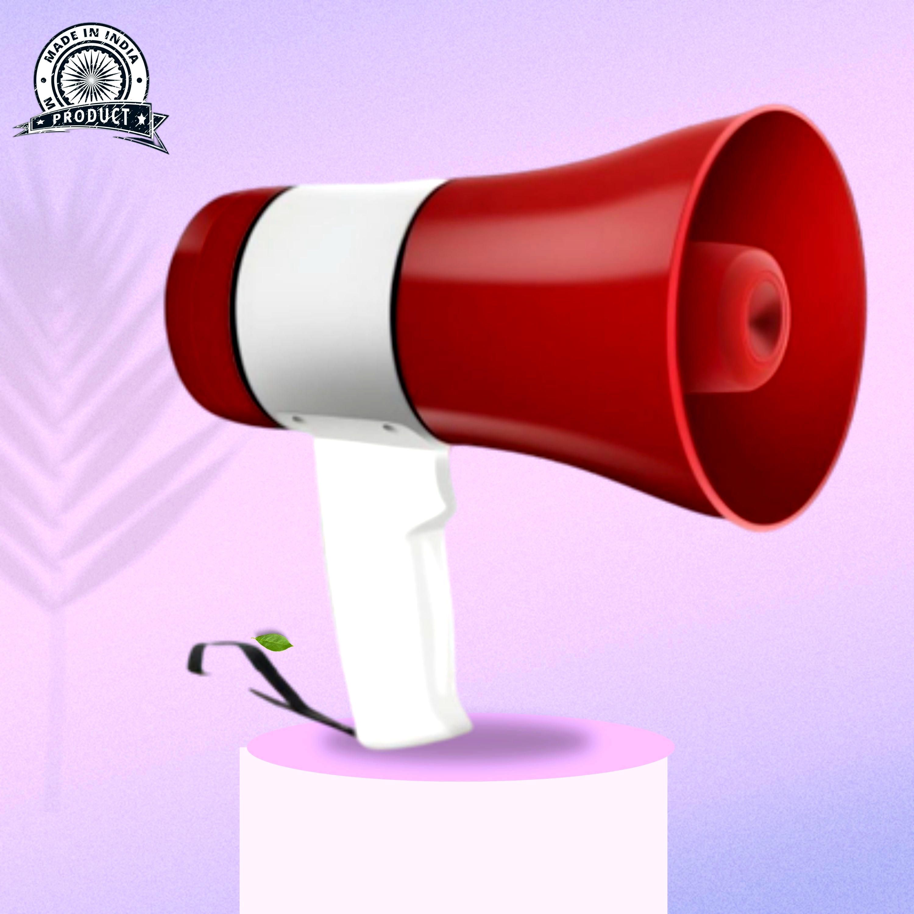 A280 MEGAPHONE -Robust Audio Quality,Innovative Features with USB,TF,240s record Indoor, Outdoor PA System