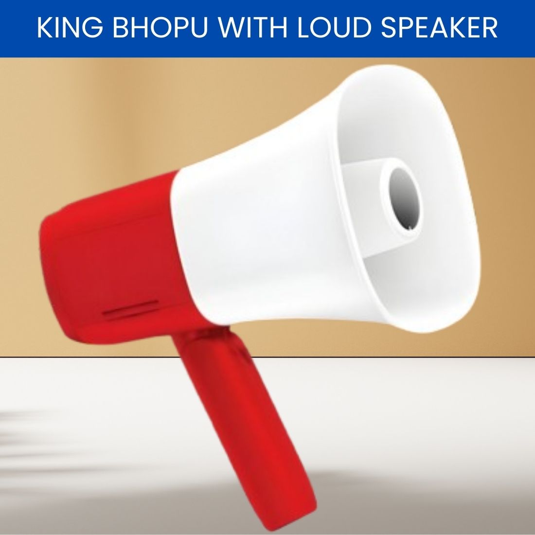 guggu King Bhopu Portable Megaphone, Siren Loudspeaker With Rechargeable BatteryBT130 King Bhopu Portable Megaphone, Siren Loudspeaker With Rechargeable BatteryBH130 Outdoor PA System-picture-37
