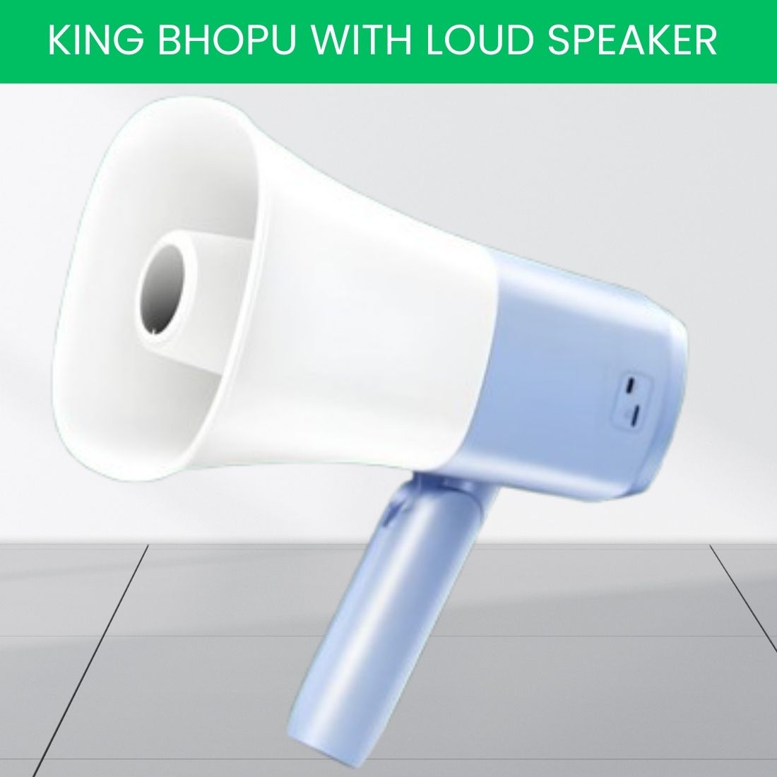 guggu King Bhopu Portable Megaphone, Siren Loudspeaker With Rechargeable BatteryCT133 King Bhopu Portable Megaphone, Siren Loudspeaker With Rechargeable BatteryCH133 Outdoor PA System-picture-47