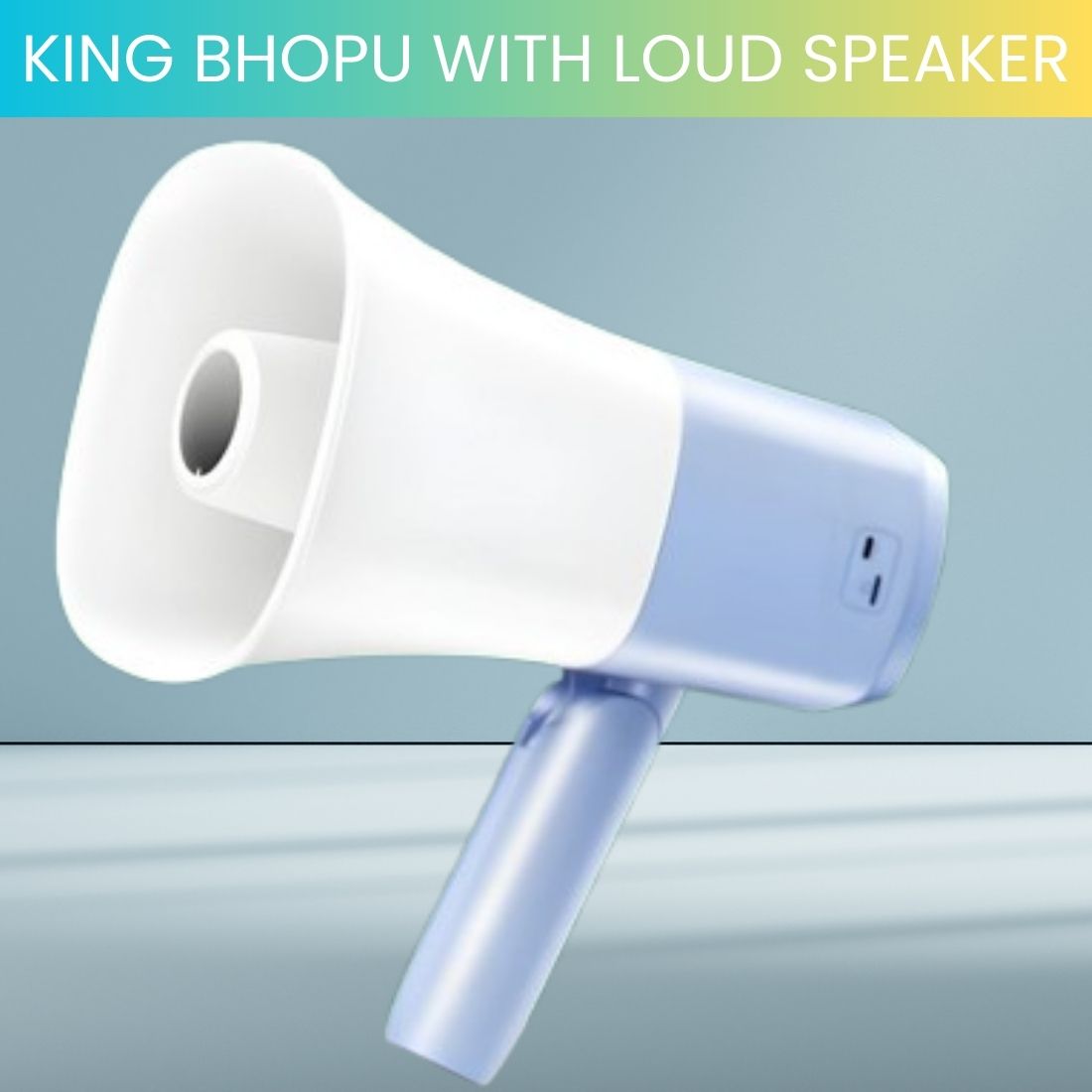 guggu King Bhopu Portable Megaphone, Siren Loudspeaker With Rechargeable BatteryZT361 King Bhopu Portable Megaphone, Siren Loudspeaker With Rechargeable BatteryZH361 Outdoor PA System-picture-18