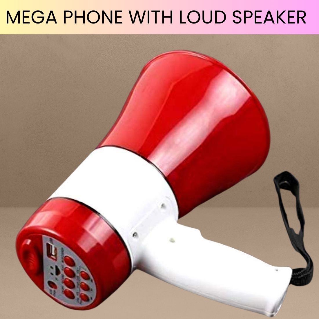 yaroh Portable Handheld Megaphone for Announcement with Recorder, USB and MemoryBT350 Portable Handheld Megaphone for Announcement with Recorder, USB and MemoryBT350 Outdoor PA System-picture-23