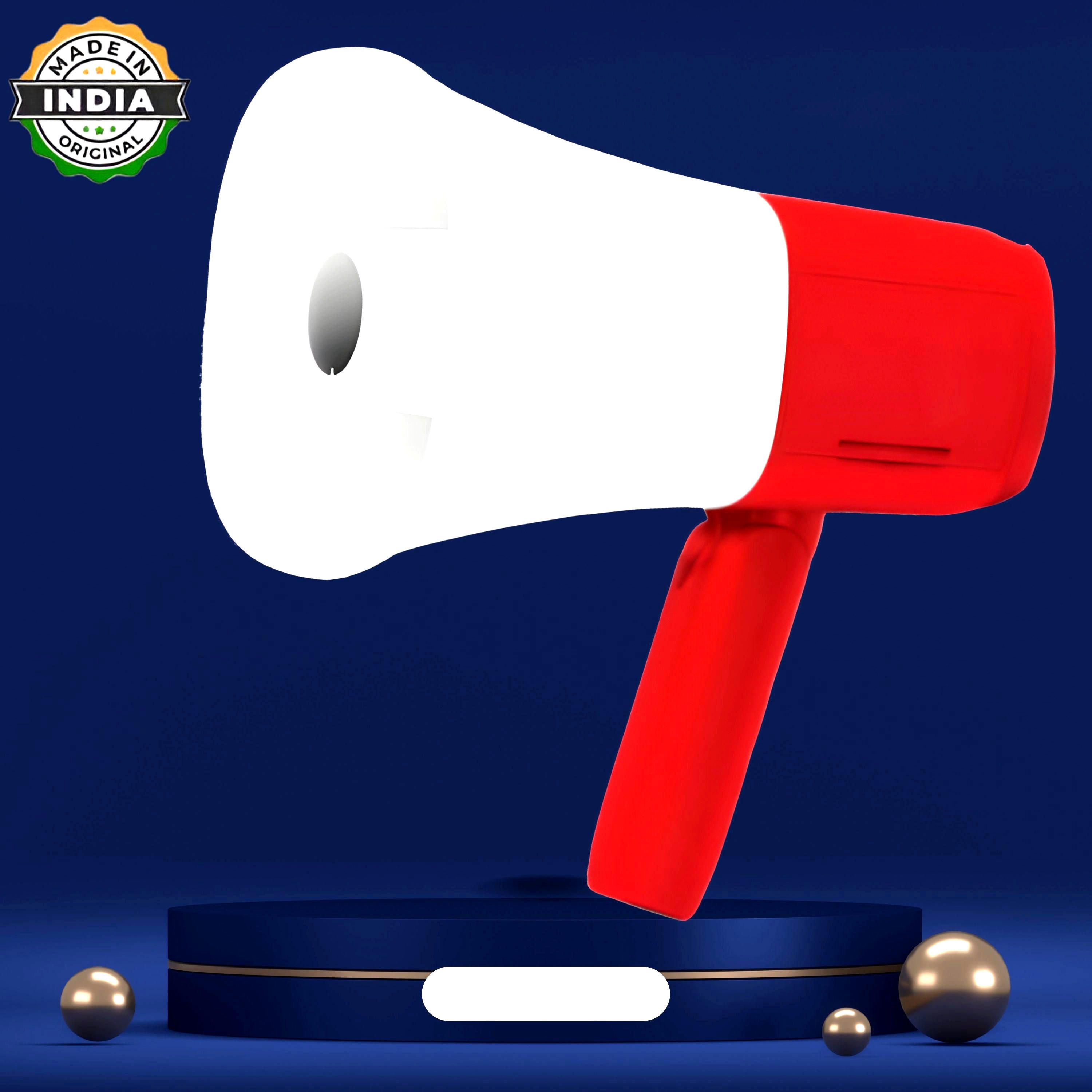 R288 KING BHOPU MEGAPHONE - Loud & Clear, Stylish with USB, TF,Record,Chargeable Indoor, Outdoor PA System-image-5