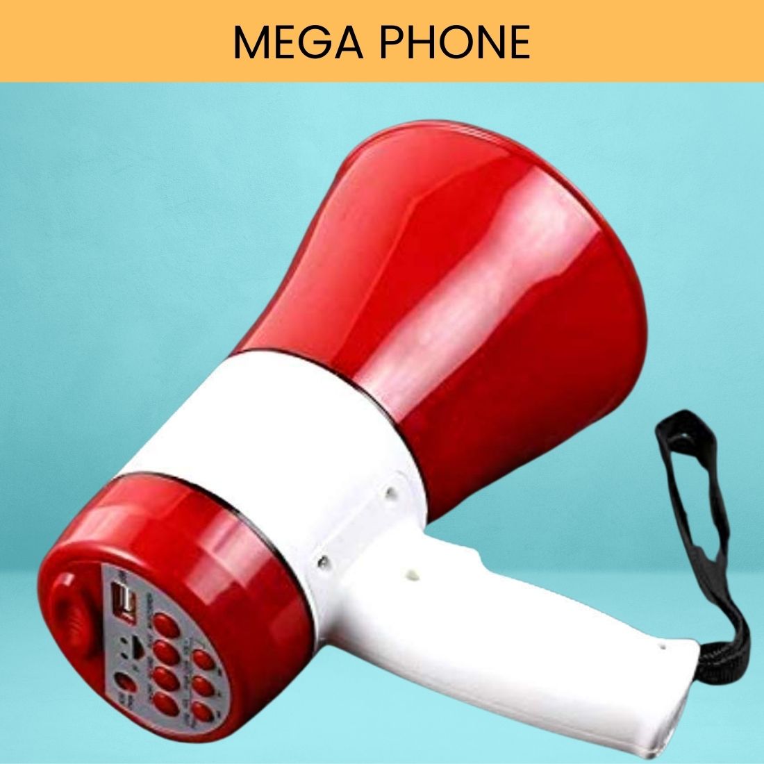 guggu Portable Handheld Megaphone for Announcement with Recorder, USB and MemoryXT117 Portable Handheld Megaphone for Announcement with Recorder, USB and MemoryXX117 Outdoor PA System-picture-9