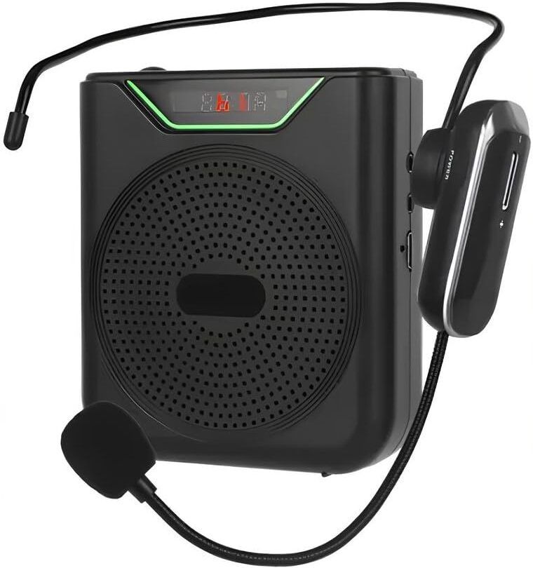 Wireless Microphone Headset Mini Voice Amplifier Portable Loud Speaker Amplifier Indoor, Outdoor PA System-image-48