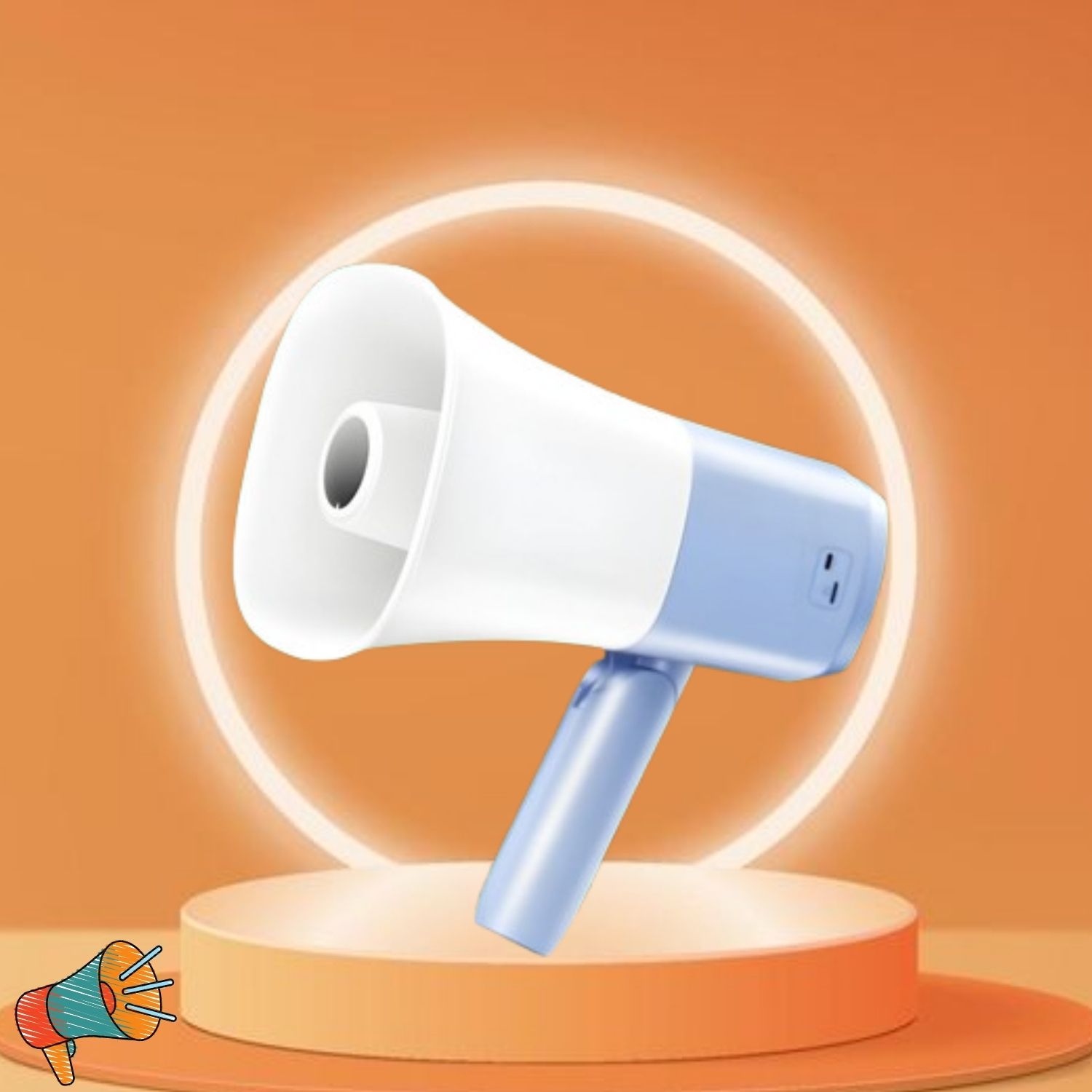 Handheld Megaphone with Siren, Microphone & Rechargeable for Outdoor EventsA39 Megaphone Portable Megaphone Siren Loudspeaker Function &Long Battery Backupd39 Outdoor PA System-image-40
