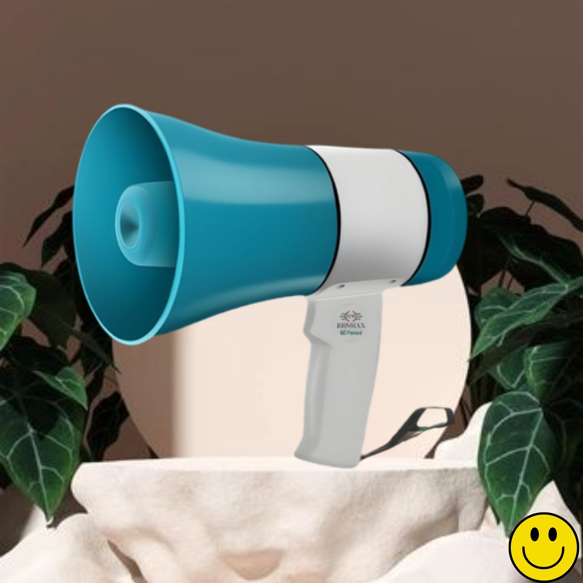 clairbell Handheld Megaphone with Siren, Microphone & Rechargeable for Outdoor EventsB96 Megaphone Portable Megaphone Siren Loudspeaker Function &Long Battery BackupI96 Outdoor PA System image 1