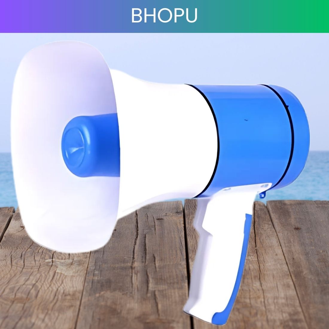 sacro Bhopu Portable Megaphone, Siren Loudspeaker Function & Long Battery LifeZT401 Bhopu Portable Megaphone, Siren Loudspeaker Function & Long Battery LifeZP401 Outdoor PA System-picture-2