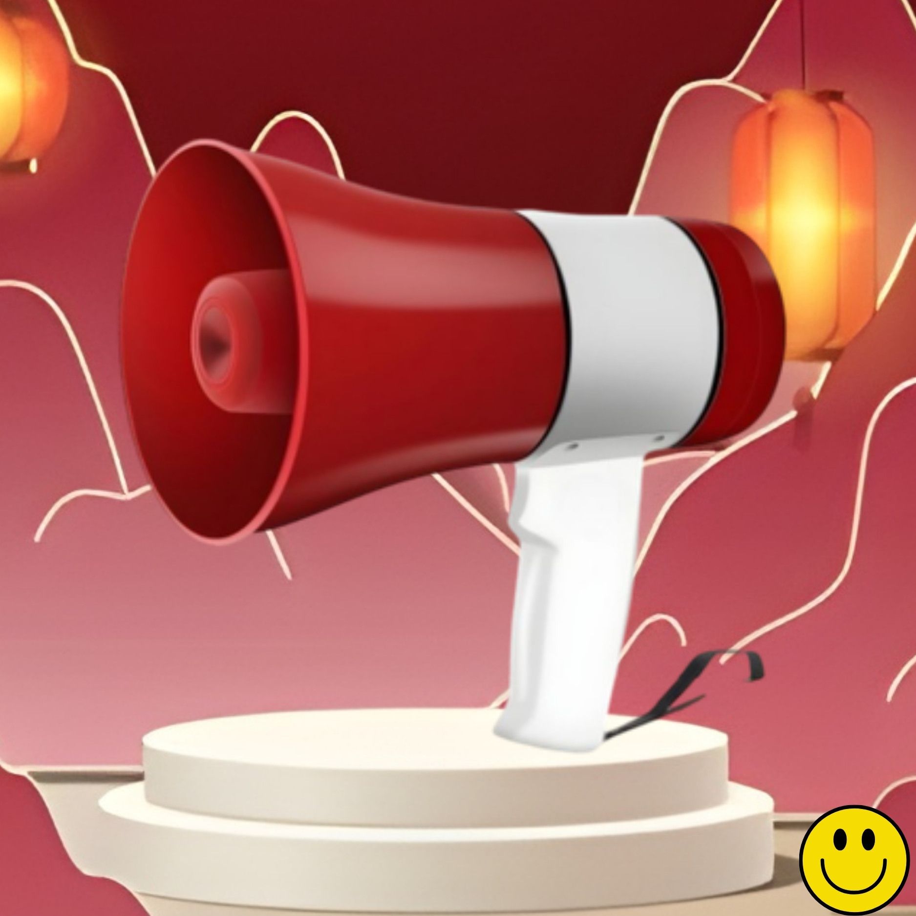 sacro Handheld Megaphone with Siren, Microphone & Rechargeable for Outdoor EventsA113 Megaphone Portable Megaphone Siren Loudspeaker Function &Long Battery BackupW113 Outdoor PA System-picture-38