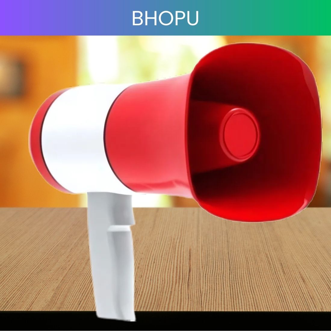 sacro Bhopu Portable Megaphone, Siren Loudspeaker Function & Long Battery LifeZT296 Bhopu Portable Megaphone, Siren Loudspeaker Function & Long Battery LifeZP296 Outdoor PA System-picture-43