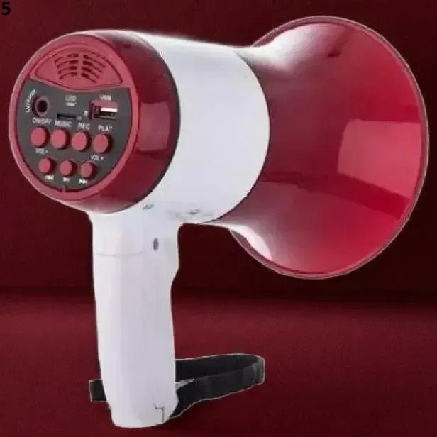 A303 Mic 11 MIC Megaphone Speaker Portable Horn Recorder Player Indoor, Outdoor Indoor, Outdoor PA System
