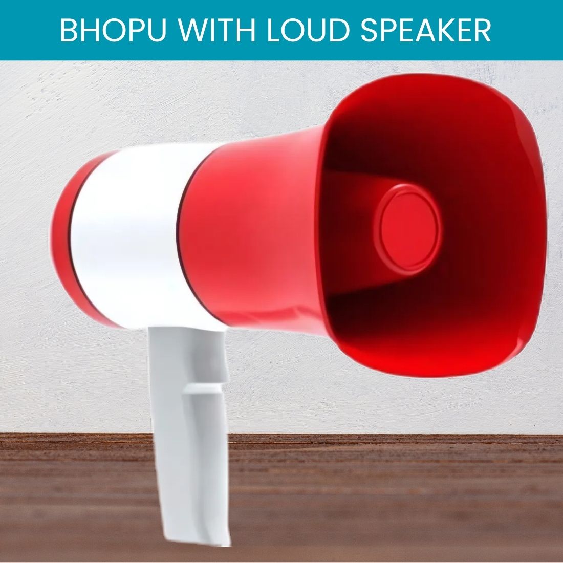 Bhopu Portable Megaphone, Siren Loudspeaker Function & Long Battery LifeVT129 Bhopu Portable Megaphone, Siren Loudspeaker Function & Long Battery LifeVI129 Outdoor PA System-image-14