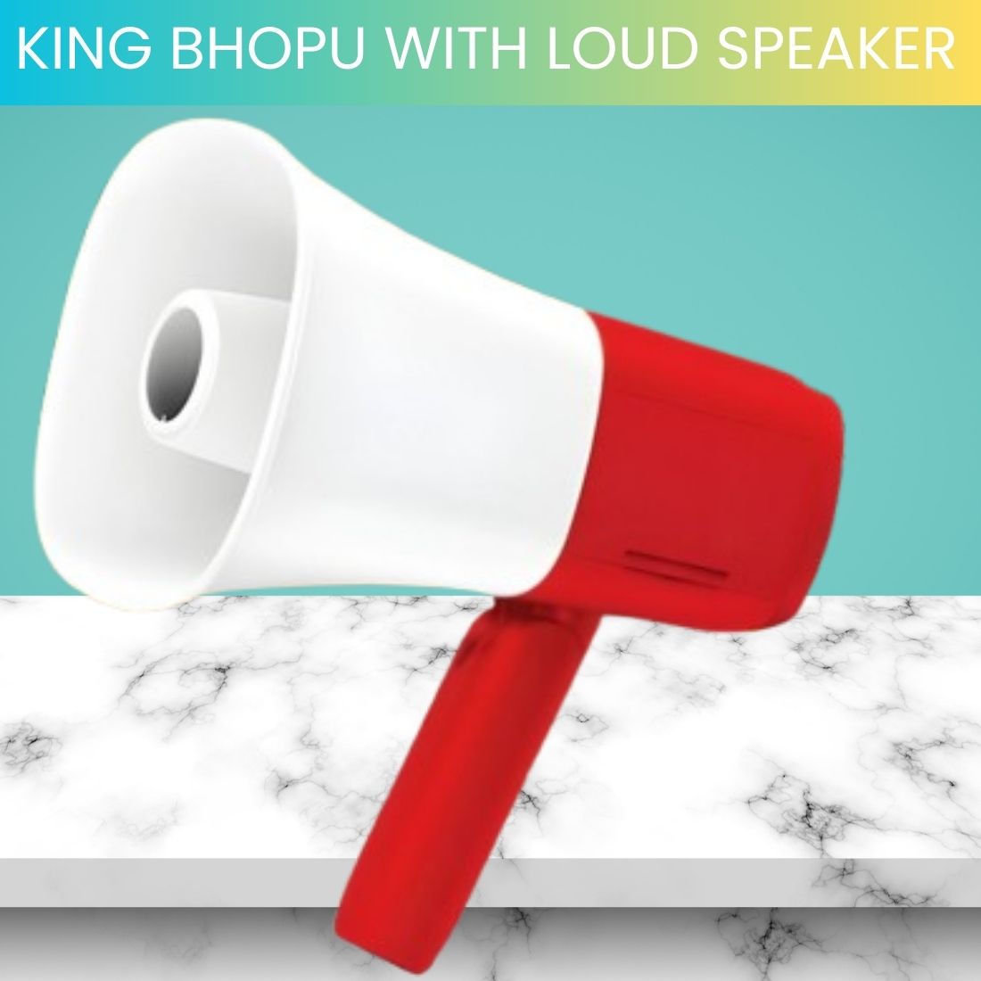 guggu King Bhopu Portable Megaphone, Siren Loudspeaker With Rechargeable BatteryZT106 King Bhopu Portable Megaphone, Siren Loudspeaker With Rechargeable BatteryZH106 Outdoor PA System-picture-15