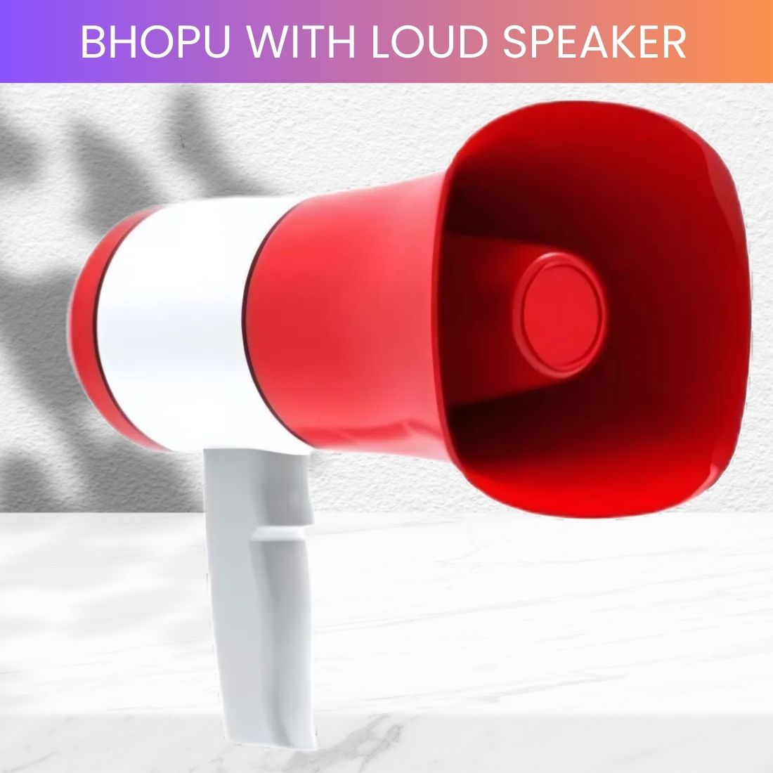 sacro Bhopu Portable Megaphone, Siren Loudspeaker Function & Long Battery LifeVT184 Bhopu Portable Megaphone, Siren Loudspeaker Function & Long Battery LifeVP184 Outdoor PA System-picture-37