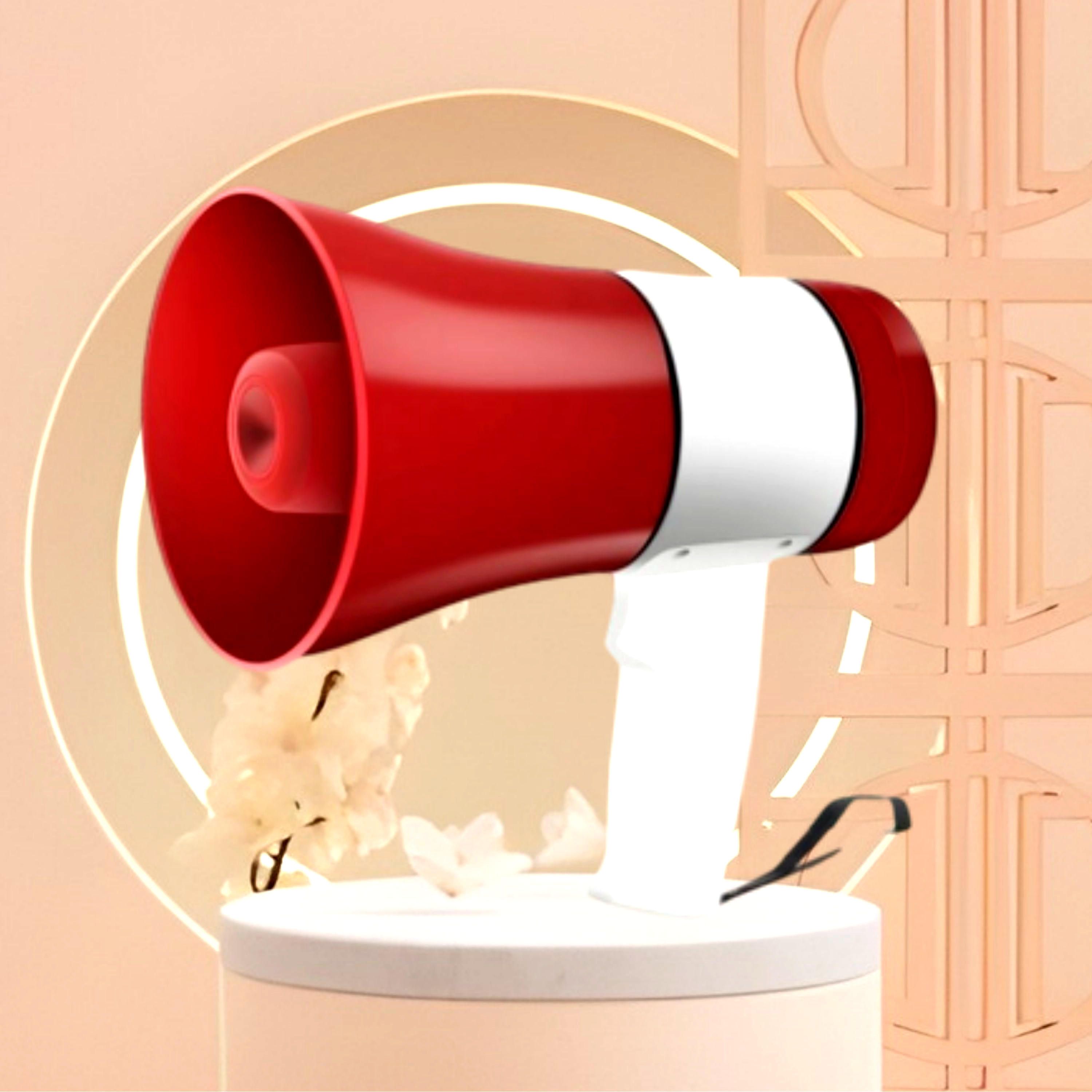 A285 MEGAPHONE-Exceptional Sound Clarity,User-Friendly with USB,TF,240srecording Indoor, Outdoor PA System